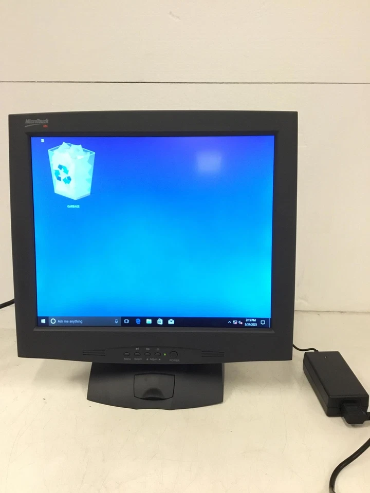 3M Touch System 11-91378-225 17'' Microtouch Flat Monitor W/ Power Ac Adapter - Image 2 of 4