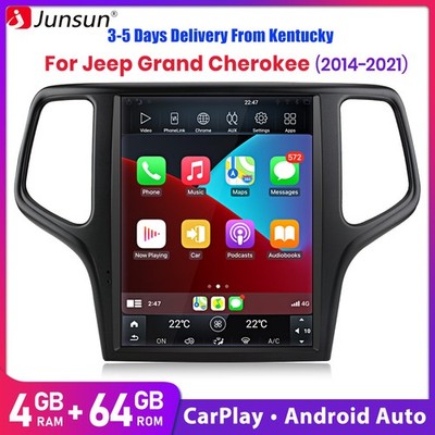 Tesla Style Car Radio For Jeep Grand Cherokee 2014-2021 4+64G 12.1''Android 9 GPS
