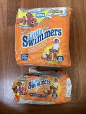 Vintage 2003 NEW Huggies Little Swimmers Diapers Finding Nemo Med 24-34lb 22Pk 4
