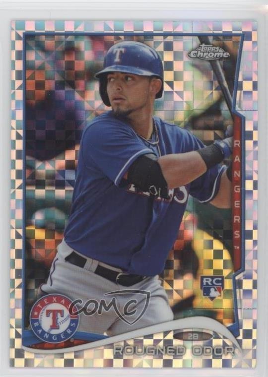 2014 Topps Chrome X-Fractor Rougned Odor #213 s3g