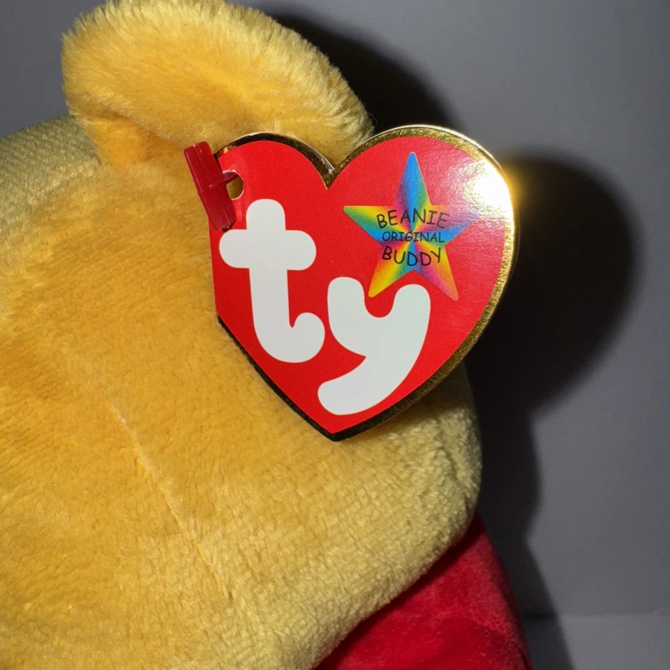 "Nuevo gorro de peluche Disney Buddy Winnie The Pooh 10"" 2013 con etiquetas" Foto 3 de 4