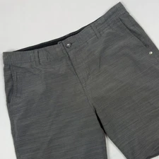 Vuori Gray Maldive Casual Hybrid Walk Shorts Men's Size 34 Flat Front Pockets