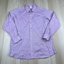 Billy Reid Heirloom Made In USA Button Up Shirt Mens Size Xtra Large Purple