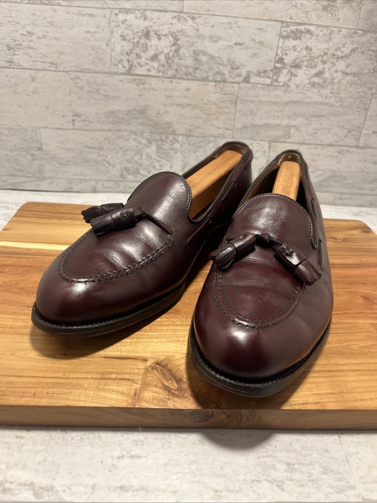 Alden 663 Burgundy Calfskin Tassel Loafer