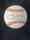 LUKE WEAVER SIGNED AUTOGRAPHED OML BASEBALL BECKETT BW30101 YANKEES METS