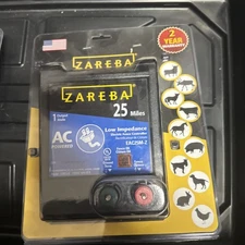 AC Powered Electric Fence Charger 25 Miles Plug-In Energizer for Animals