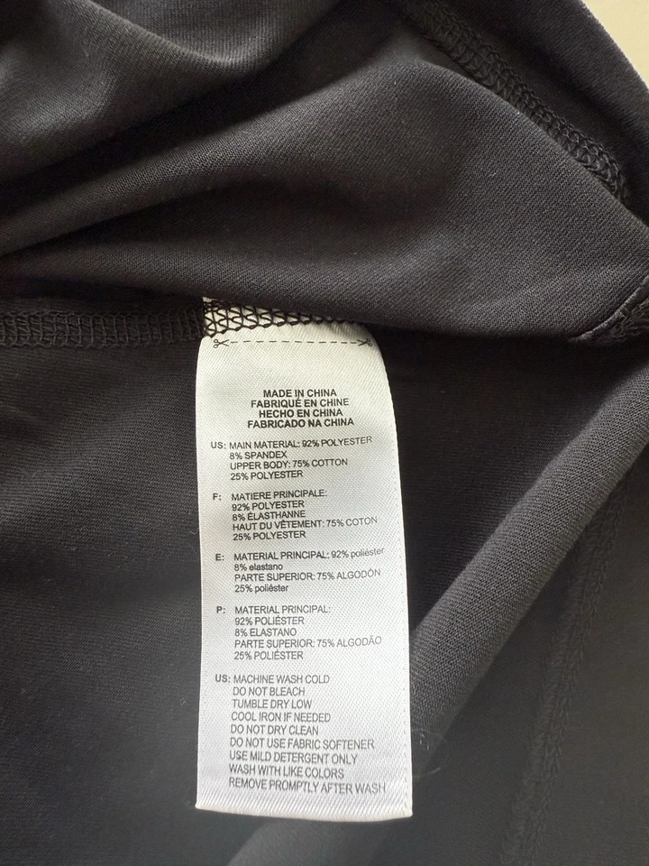 Pullover Adidas para mujer Climalite 1/2 cremallera negro a rayas 2XL entrenamiento correr Foto 4 de 4