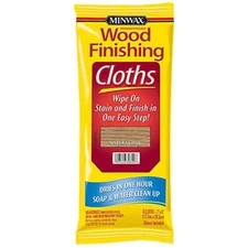 Minwax Wood Finishing Cloths 8 Count Natural Oak Easy Stain And Finish