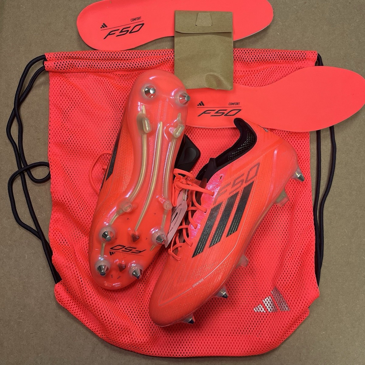 Adidas F50 Elite SG Soft Ground Cleats Men's Size 8 IF1296 RARE