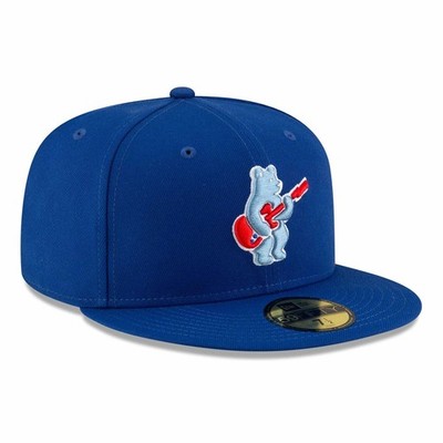 New Era 59Fifty Blue Alternate Logo Chicago Cubs Black Under Visor - NWT - 7 3/4