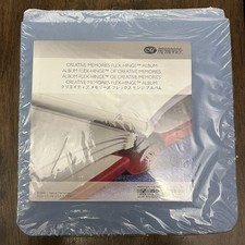 2006 Creative Memories 7 x 7 Flex Hinge Album Light Blue 18902 No Pages