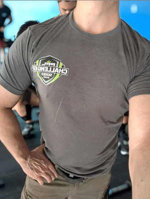 MEN'S TSHIRT: PFL Challenger Series 2023 ''The Come Up'' MMA Gym Shirt Gray MEDIUM
