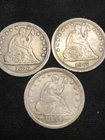 SEATED LIBERTY QUARTER LOT E*  CC, S, P, XF/AU *HIGH END QUARTERS! X3 SEE IT !!!