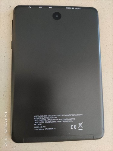 Tablet 8" mod. 791 - Imagen 4 de 4