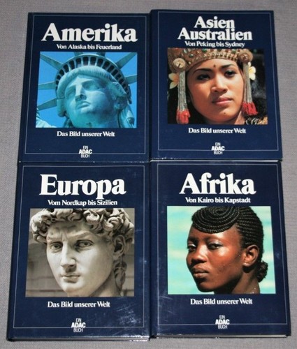 4 Bücher - ADAC Das Bild unserer Welt. Amerika, Asien/Australien, Europa, Afrika