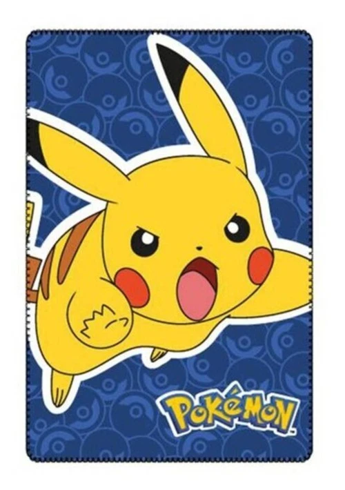 PKM Pika Boys Girls Kids Soft Fleece Blanket