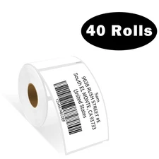 40 ROLLS 30256 Shipping Label 2-5/16" x 4" For DYMO LabelWriter 320 330 400 450