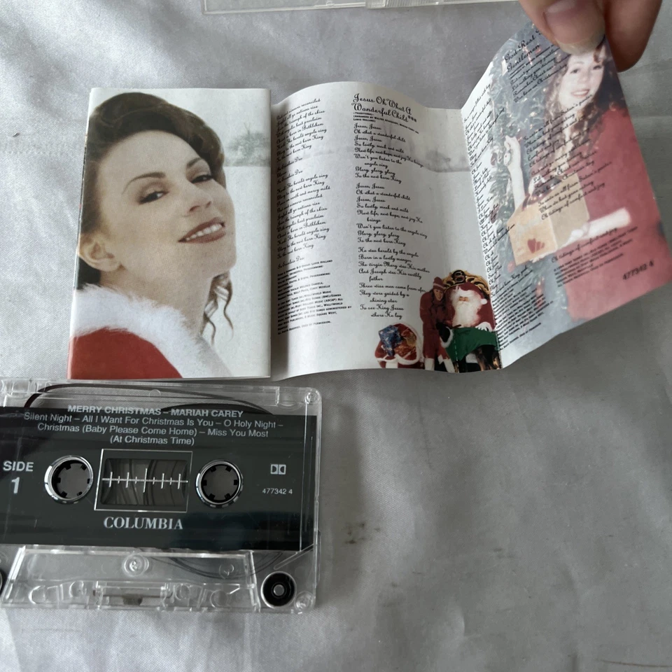 Mariah Carey Cassette Rare Merry Christmas 90s Pop Music Australian Edition - Image 4 of 4