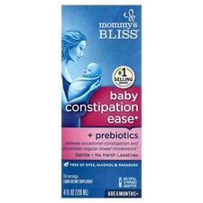 Mommy s Bliss Baby Constipation Ease 6 Months 4 fl oz 120 ml Alcohol-Free,