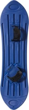 Kids Plastic Outdoor Snowboard Ice Sled, Single-Person, Single, Blue 