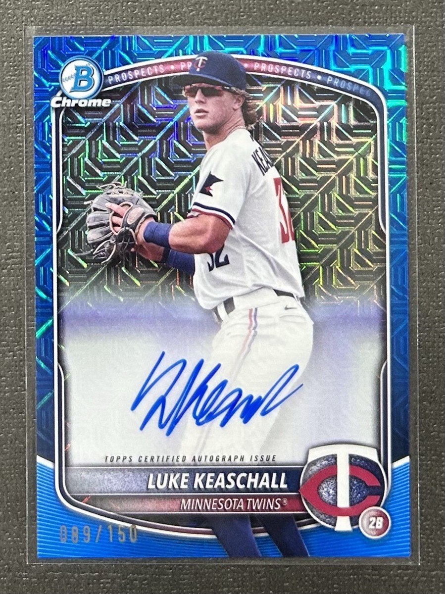 2025 Bowman Luke Keaschall #BMA-LK Blue Mojo On-Card Auto