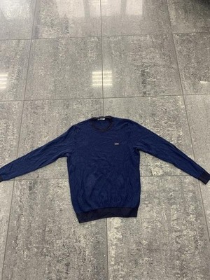 Men Napapijri Sweater Navy Cotton 38 / M / 46