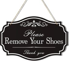 Please Remove Your Shoes Thank You Wall Decorative Sign,Take style2