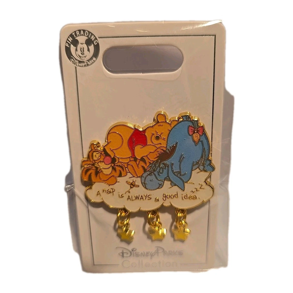 Disney Trading Pin Winnie The Pooh Tigger Eeyore Nap Star Dangle Bee Cloud Pin