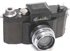 Praktiflex I black paint ca.1940 w. Biotar 2/5.8cm very RARE camera