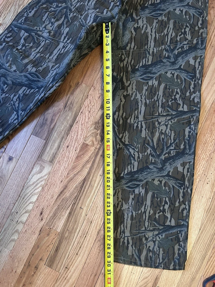 Vintage CARHARTT Mens Size 40x30 Mossy Oak Treestand Camo Canvas Hunting Pants - Image 4 of 4