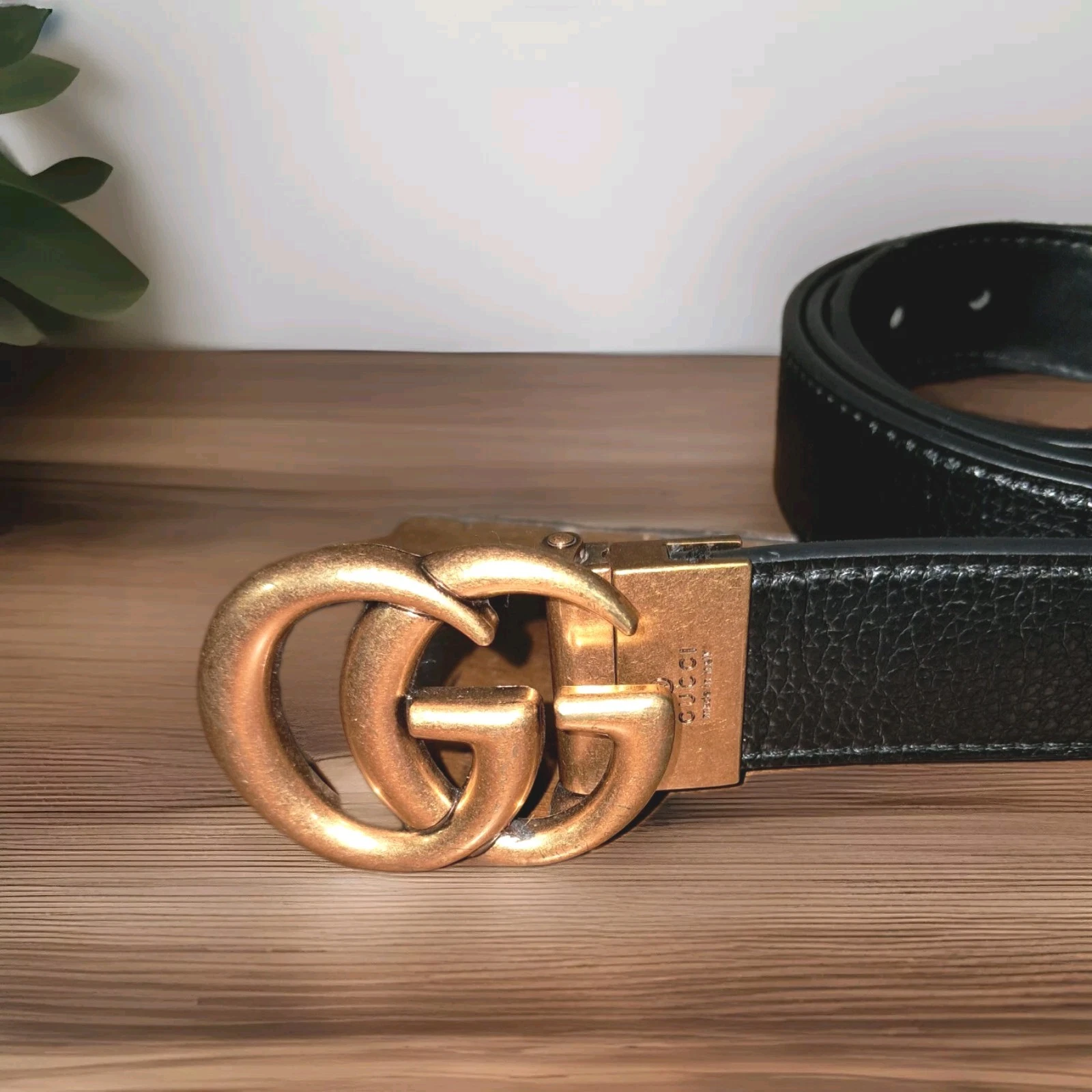 Ceinture homme Gucci réversible double G Mamont 50/125