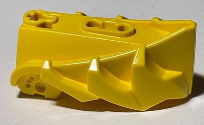 LEGO  15359 Hero Factory Creature Head, Jaw with Axle Hole YELLOW ONE Piece