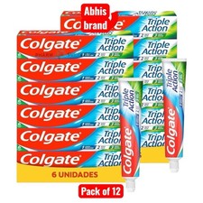 Colgate Triple Action Fluorescent Whiter Teeth Toothpaste 75ml Pack of 12 24.43 per litre