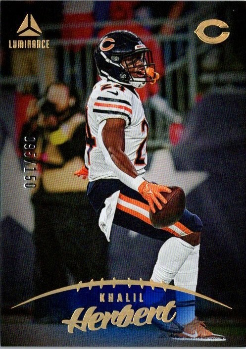 2023 Luminance Khalil Herbert Gold /250 #12 Bears