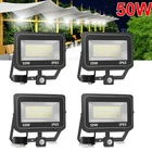 4x50W LED floodlight with motion detector outdoor spotlight spotlight cool white IP65