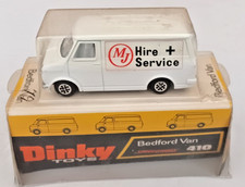 DINKY BEDFORD VAN MJ HIRE + SERVICE No 410 PROMOTIONAL - SEE IMAGES & DESCRIPT