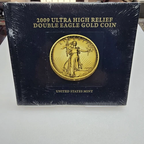 2009 Ultra High Relief Double Eagle Gold Coin Companion Book U.S. Mint Lot 2332