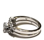 GIA certified 14k white gold .95ct round diamond engagement wedding ring 6.5g — photo 6