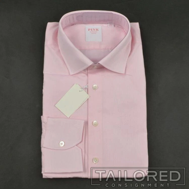 Thomas pink top dress shirts