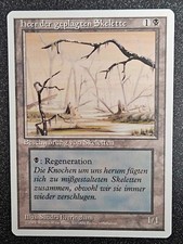 MTG Drudge Skeletons / Swamp Misprint Fourth Edition FWB NM-LP - Free Shipping!