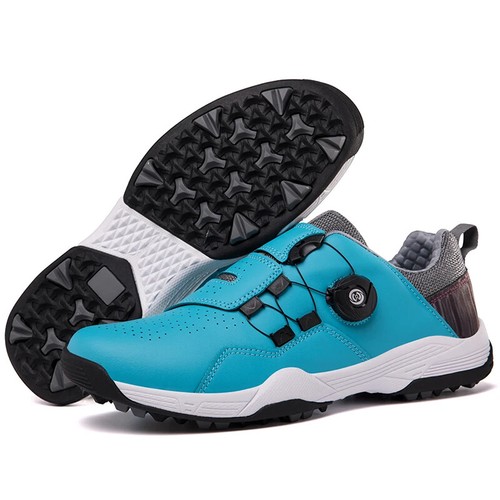 Men's Waterproof Golf Sneakers Quick Lacing Non-slip Golf Training Sneaker - Picture 10 of 28