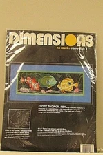 Dimensions Exotic Tropical Fish No Count Cross Stitch Kit 3944 