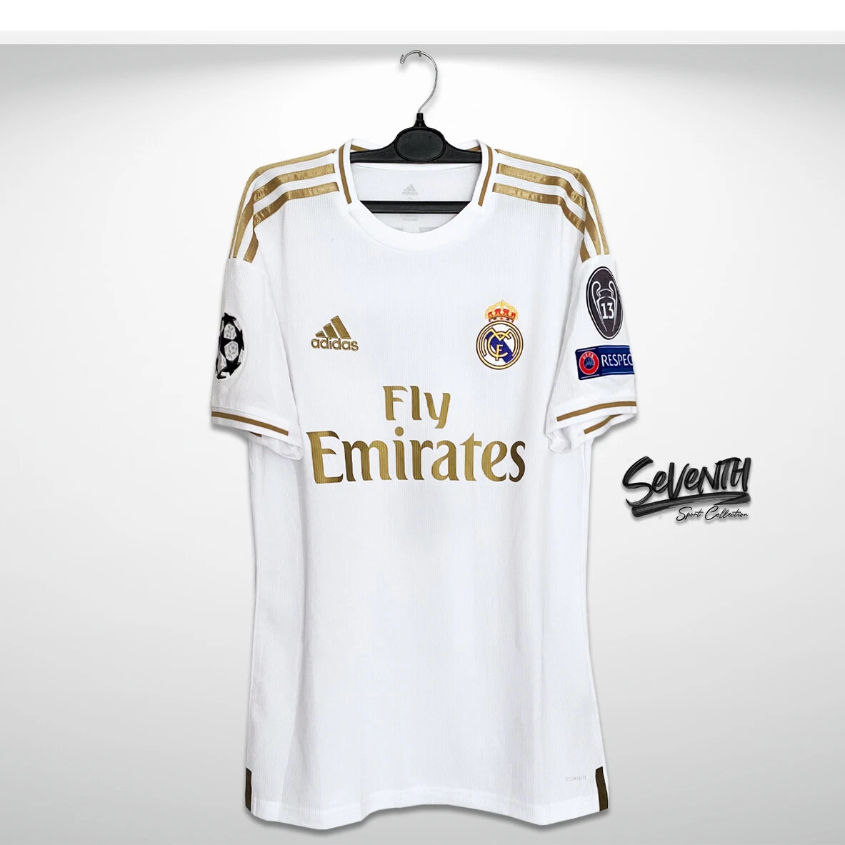 Real Madrid Official 2019 2020 Hazard Jersey Champions League Edition Shirt