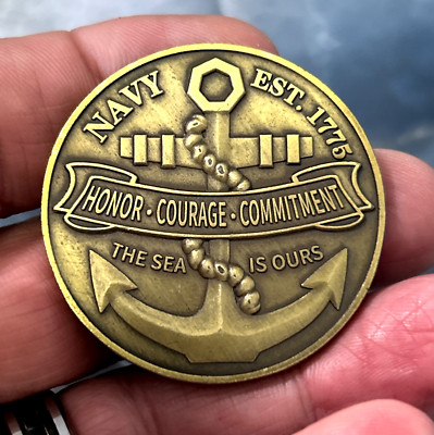 Challenge Coin Collectible Medal US NAVY SAILORS CREED, Commemorative ...