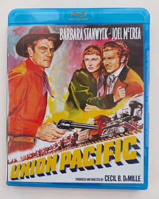 UNION PACIFIC 1939 BARBARA STANWYCK CECIL B DEMILE BLU-RAY 2 disc