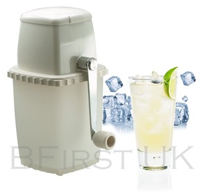 Plastic Manual Frozen Ice Cube Crusher Hand Machine For Cocktail
