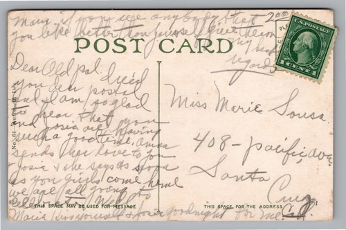 This is the Life for Me Couples Driving Antique Old Car c1910 Germany Postcard - Picture 2 of 3