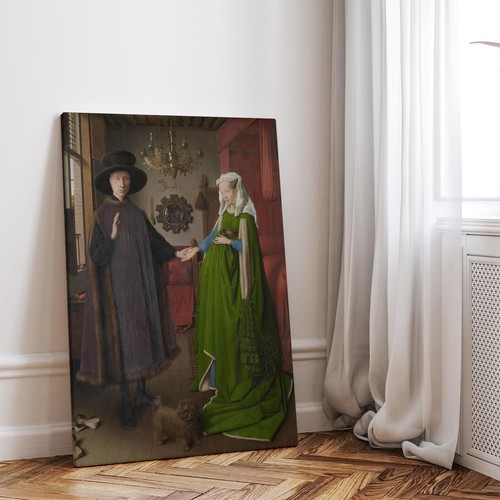 The Arnolfini Portrait (The Arnolfini Wedding) Jan van Eyck, Canvas Art Print - Picture 2 of 3