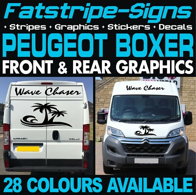 to fit PEUGEOT BOXER GRAPHICS STICKER STRIPES DECALS CAMPERVAN ...
