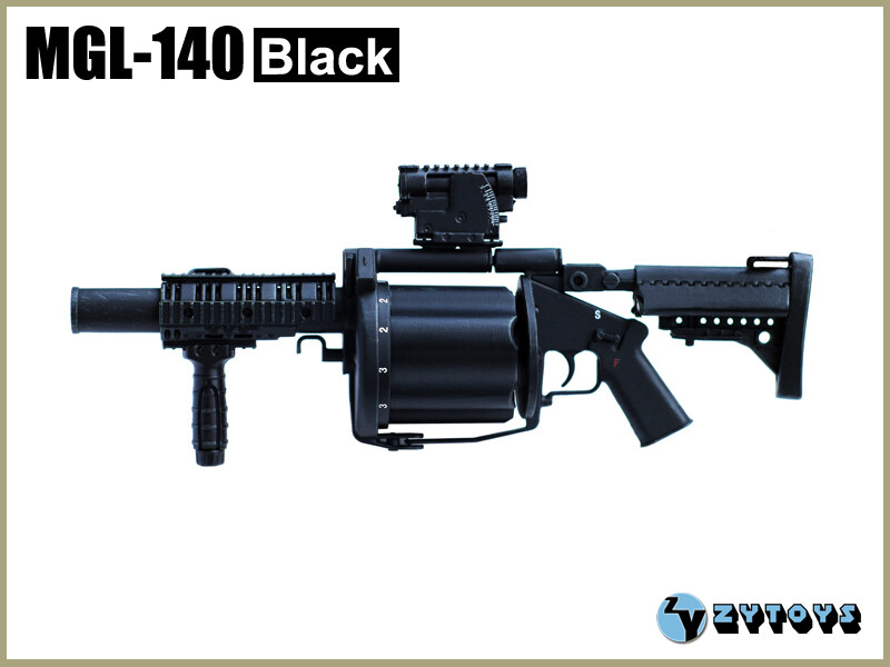 1/6 ZYTOYS MGL-140 SELECTION NO.ZY8020 SHORT GUN MGL-SHORT BLACK